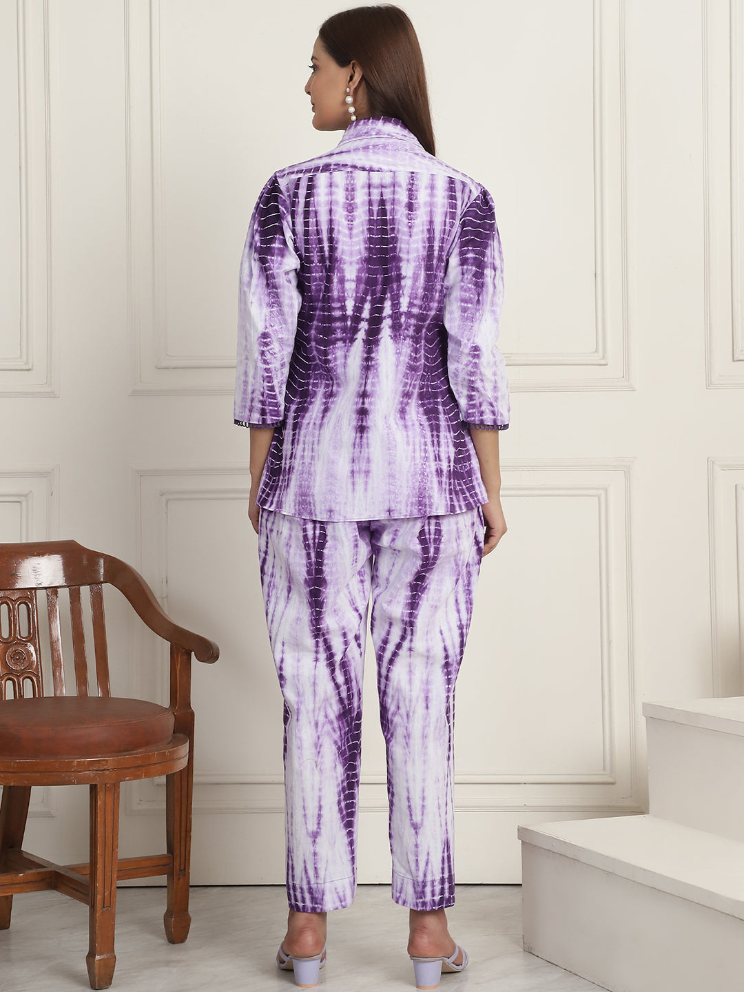 Purple Shibori Coordset