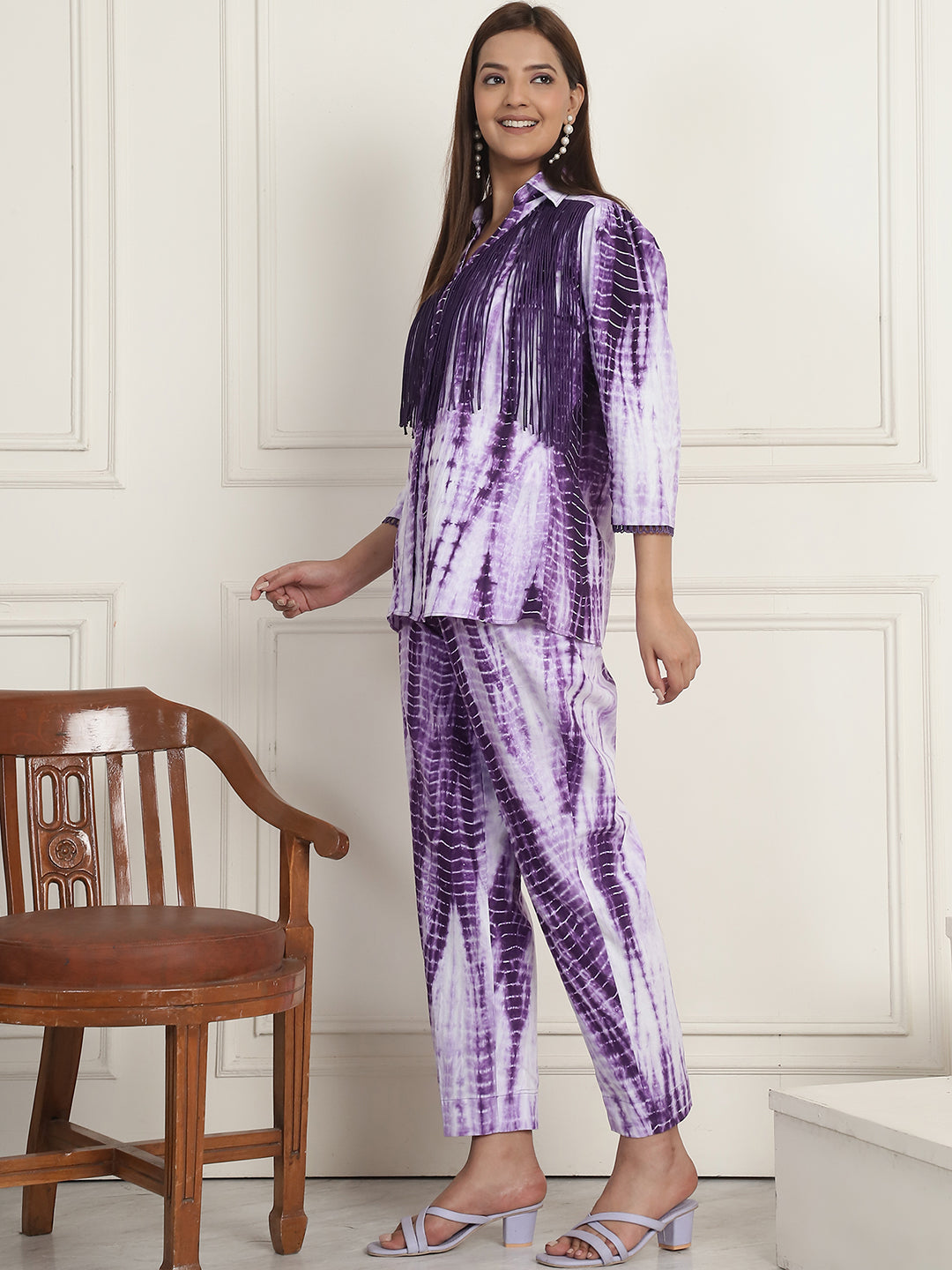 Purple Shibori Coordset