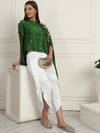 Green Bandhej With Pants
