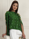 Green Bandhej With Pants