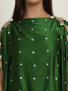 Green Bandhej With Pants